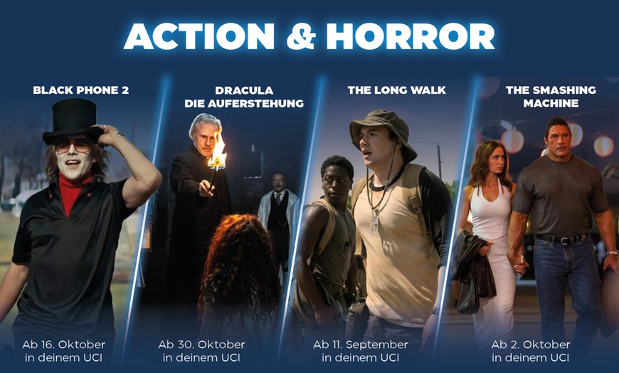 Image 10: 2, 5 oder 10 Mal das UCI-Kino alleine oder mit Freunden besuchen