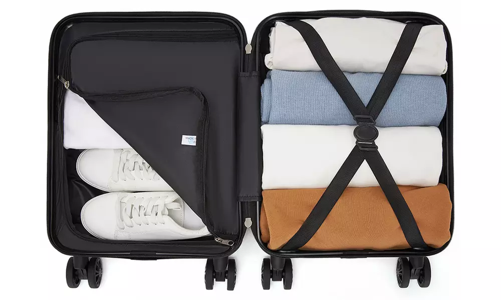 Valise cabine 15'' avec roulettes 360° amovibles Kono