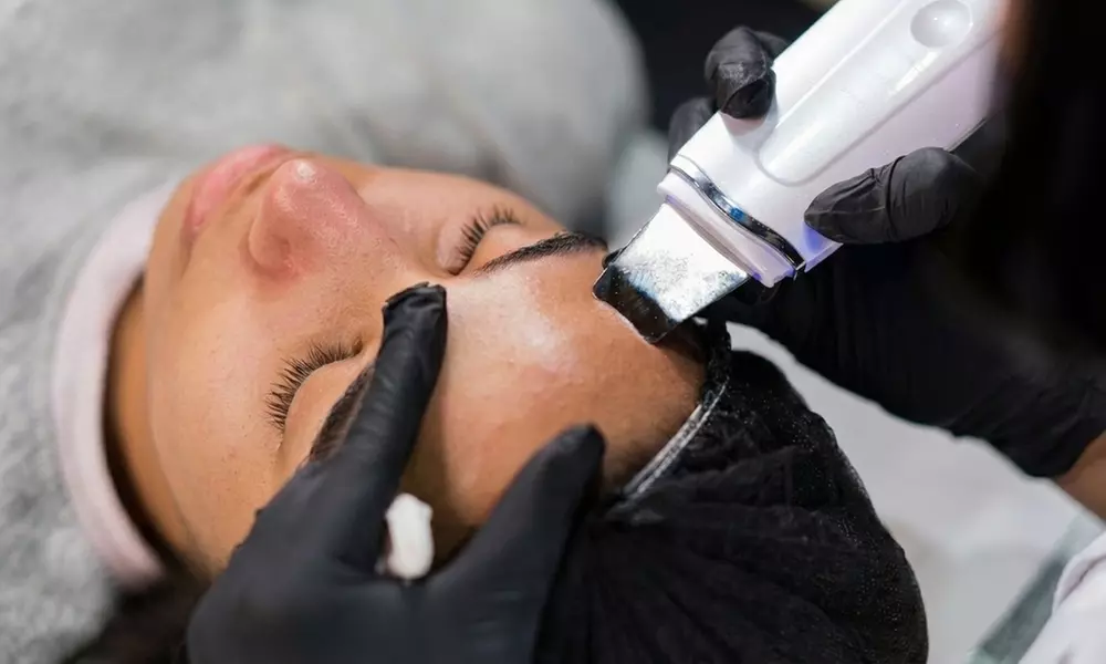 Microdermabrasion Facial with Buccal Massage Sculpting Glow