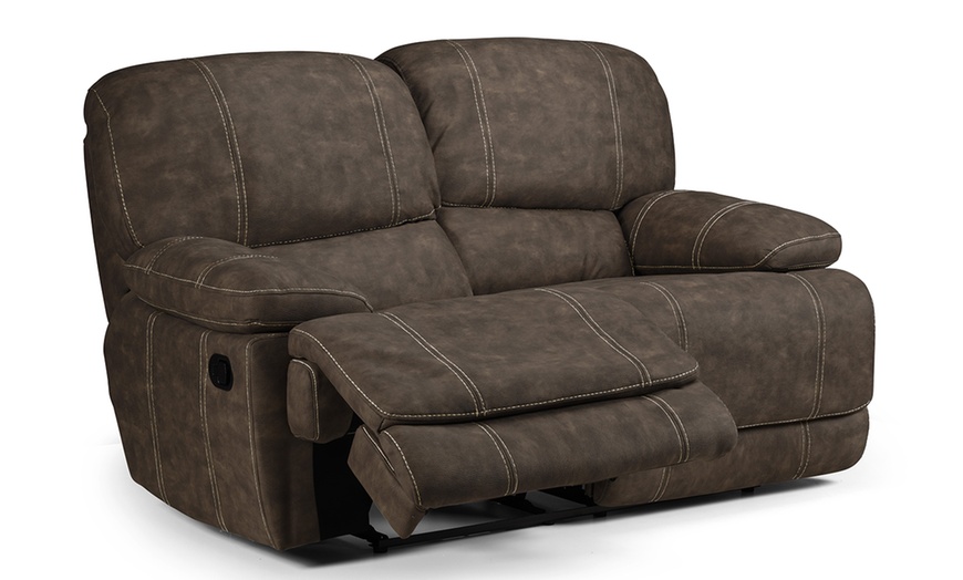 Image 2: Two-Seater Electric Recliner Sofa