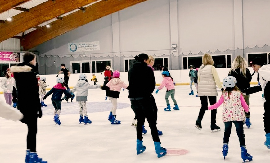 Image 4: Patinaje sobre hielo para niños y adultos con patines incluidos
