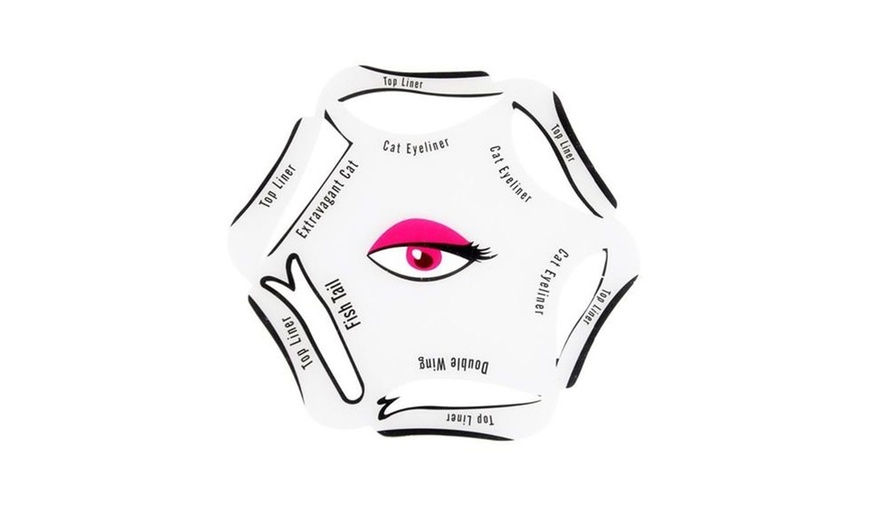 Image 1: Cat Eyeliner Stencil