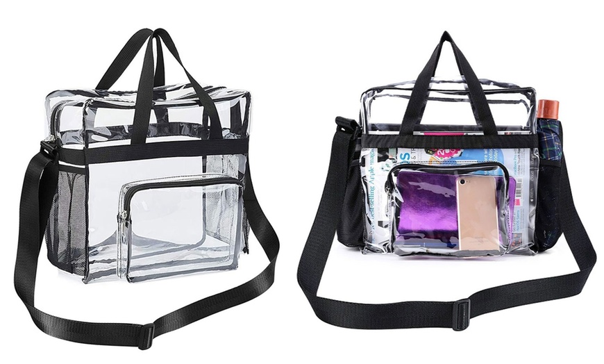 Image 17: N'POLAR Stadium Approved Clear Bag See-Through Transparent Bags (Multi-Options)