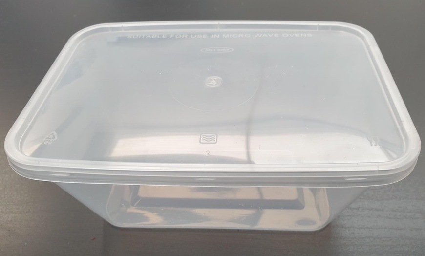 Image 7: Up to 1000 Clear Plastic Food Containers with Lids