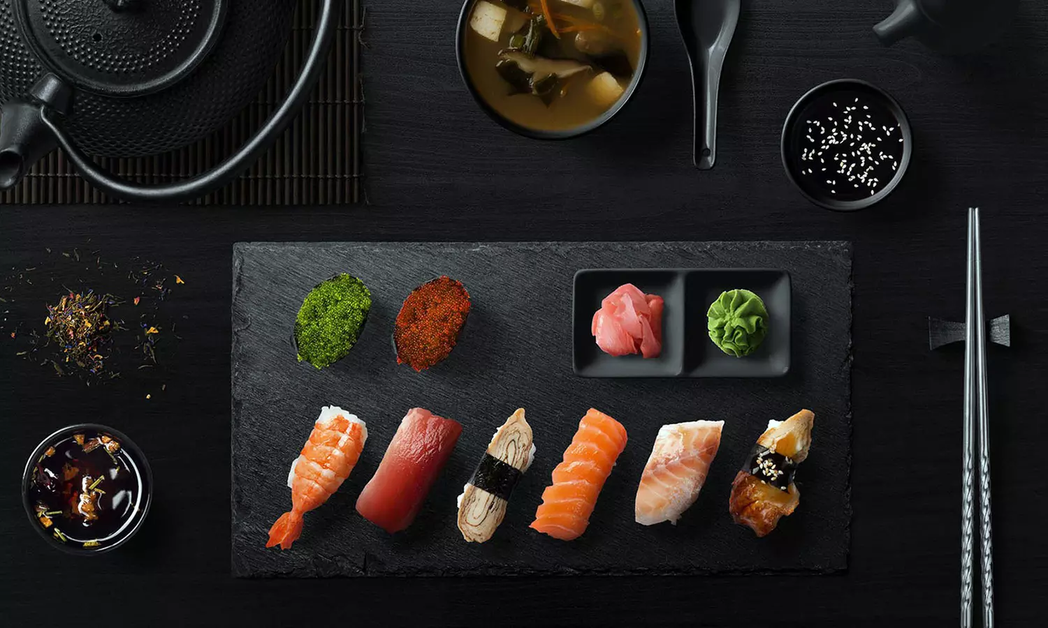 2 oder 4 Sushi- oder Maki-Platten nach Wahl für 2 bzw. 4 Personen