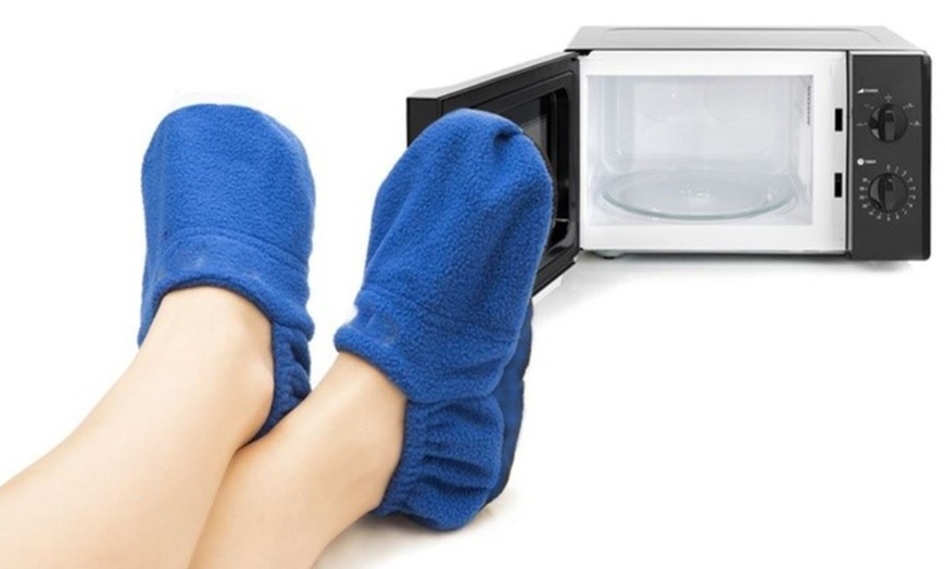 Image 3: Microwavable Foot Warmers