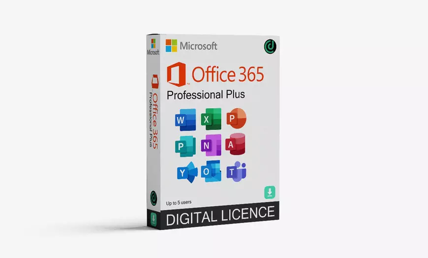 Image 1: Microsoft Office 365 Account for PC/Mac/Tablet–5 Devices-100GB Storage