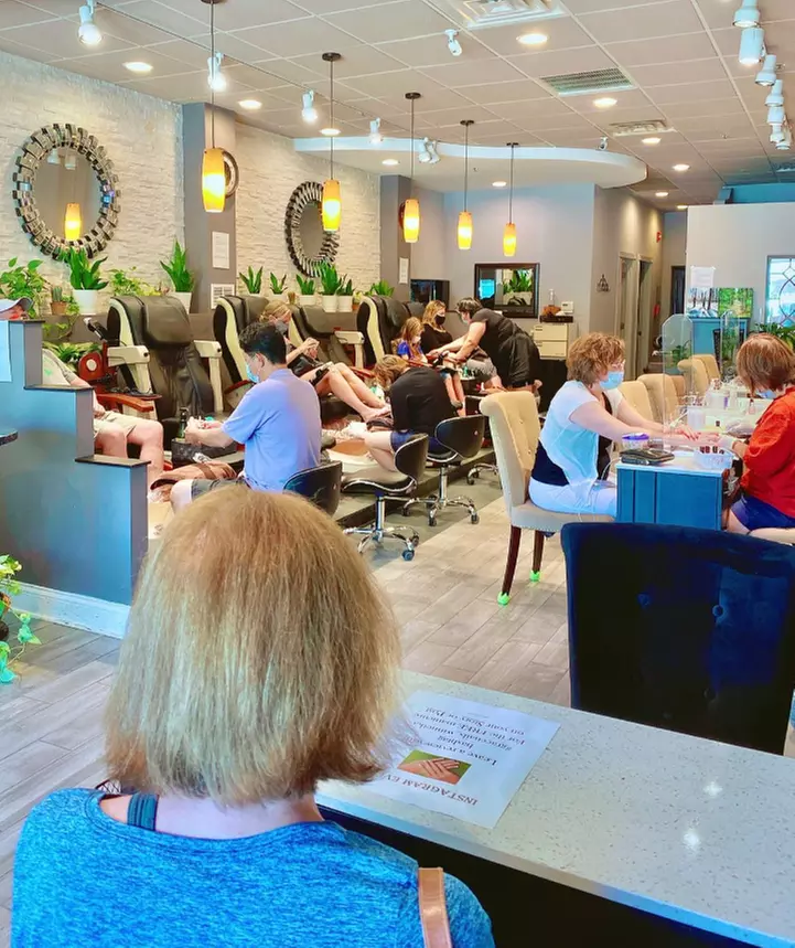 Manicure and Pedicure Combo with Collagen Mask, Reflexology & More