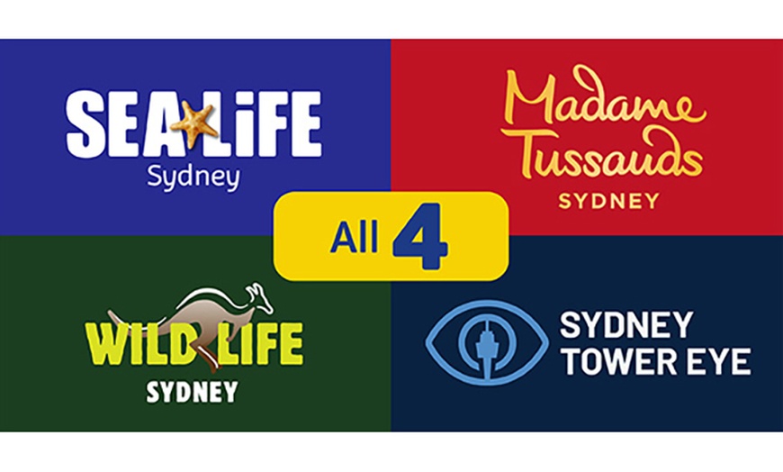 Image 2: Visit any 4 Top Attractions: Sea Life Sydney, Madame Tussauds & More