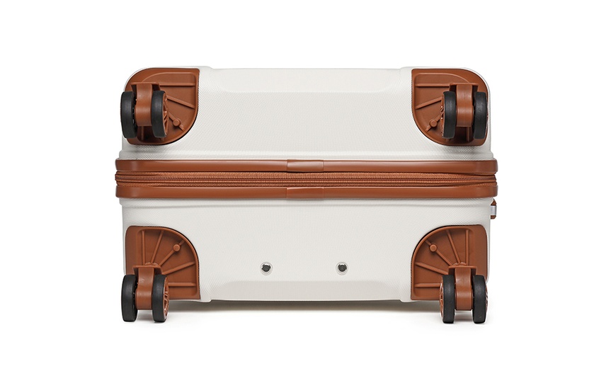 Image 10: KONO 20- or 24-Inch Suitcase ABS Hard Shell Luggage And Backpack Set