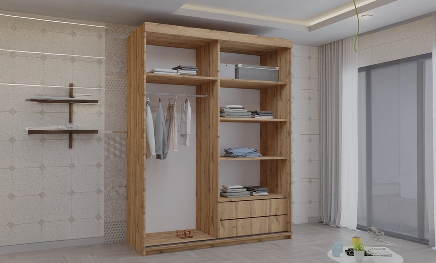 Image 5: Riga Sliding Mirror Door Wardrobe