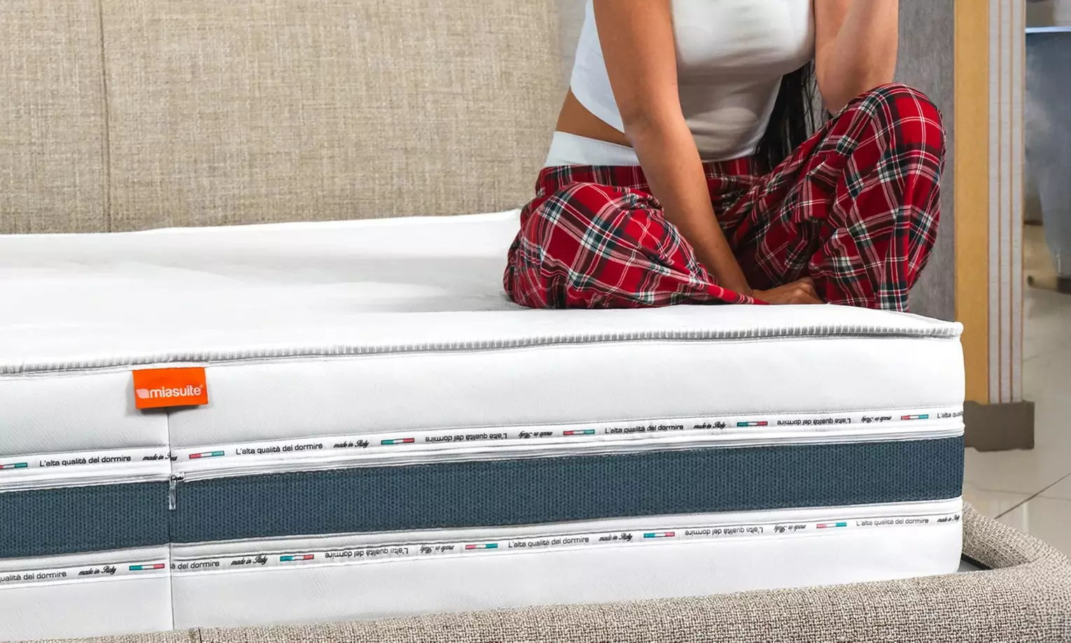 Materasso Memory Foam Alto 30 cm - Sfoderabile, Bayscent | Cabrio