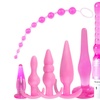 Image 2: ItBelongs2U G Spot Vibrator Anal Plug Pull Ring Ball Anal Bead Prostate Massager