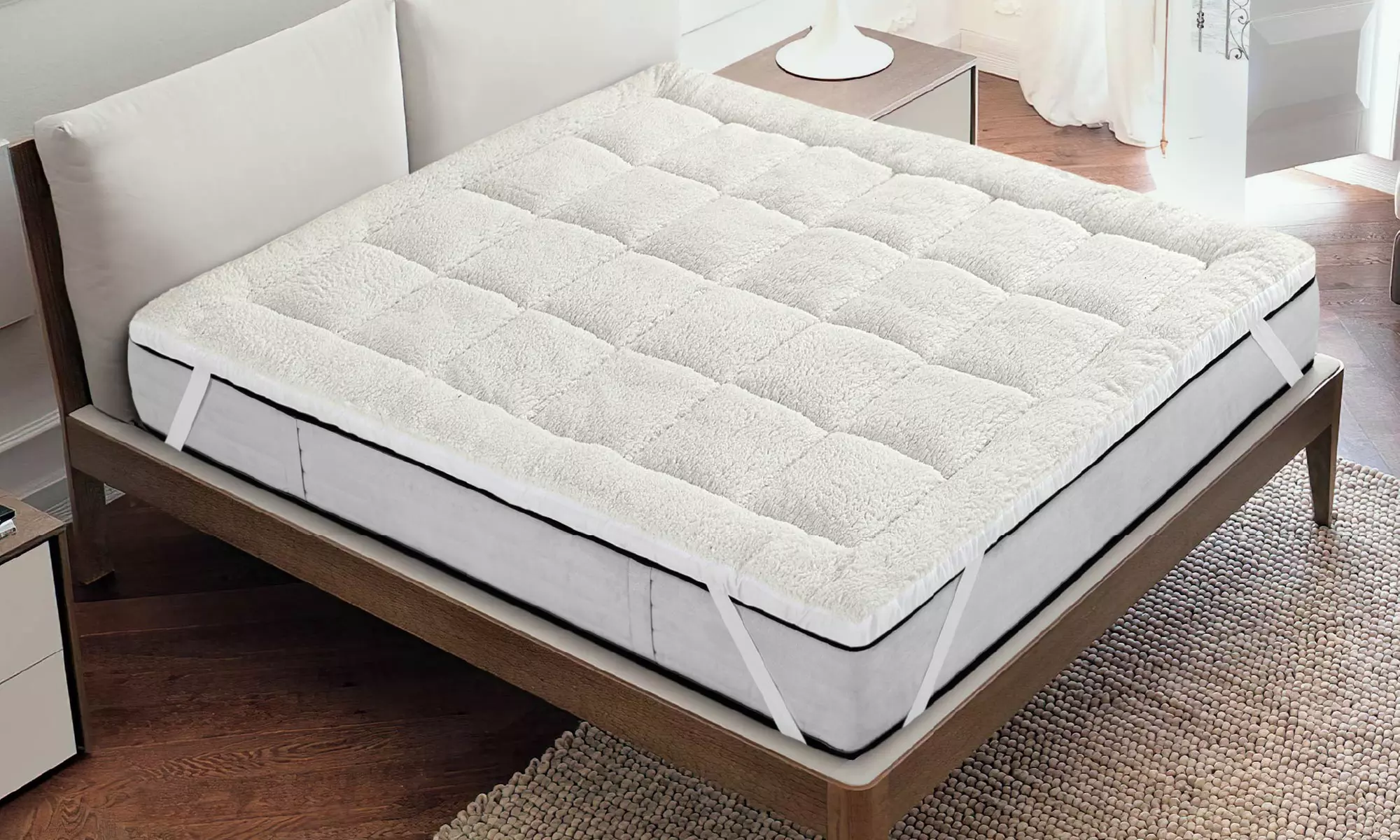 Doppelseitige Matratzenauflage für alle Jahreszeit