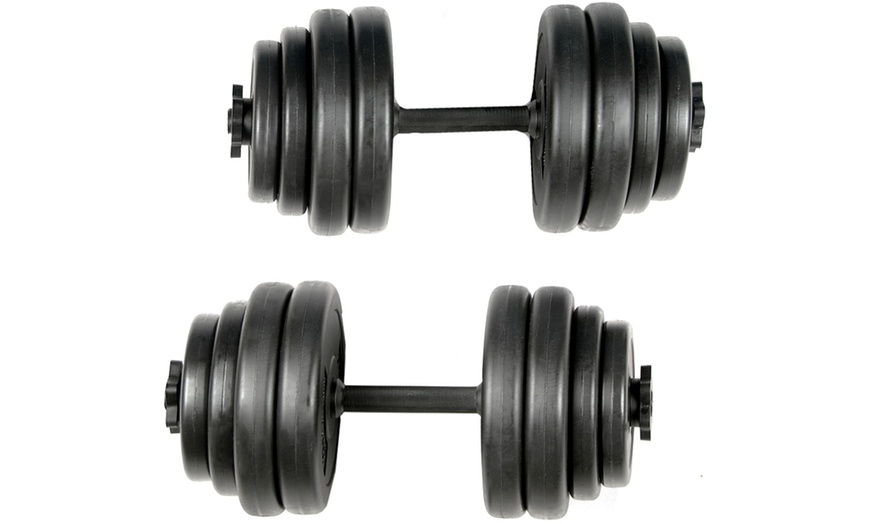 Image 3: 30kg Dumbbell Set