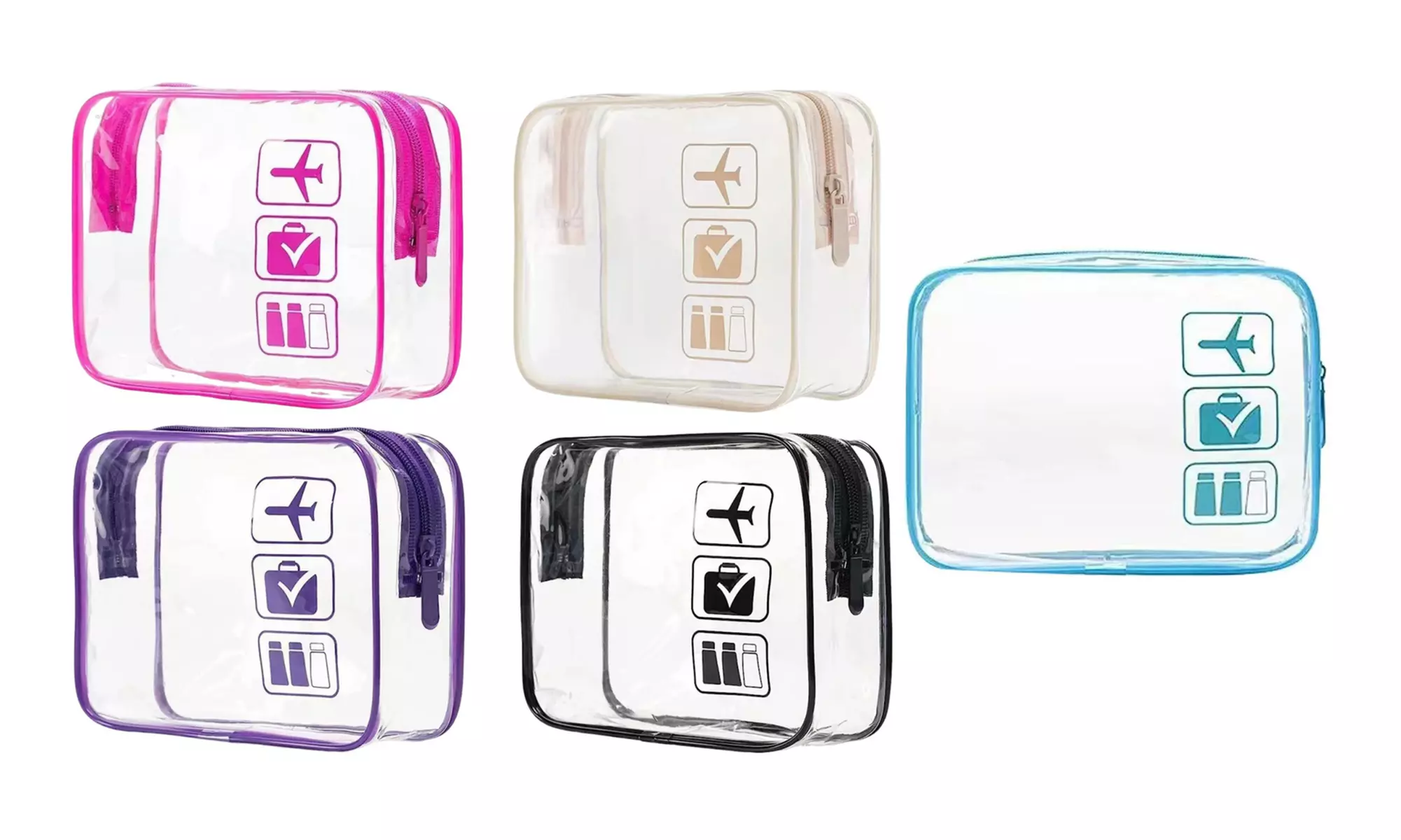 Transparent Travel Toiletries Storage Bag
