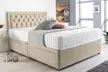 Chesterfield Plush Divan Bed with Memory Foam Sprung Mattress and Optional Storage - Image 4