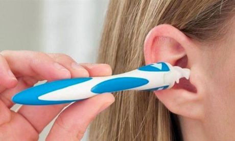 1, 2 ou 4 nettoyants d'oreilles avec 16 têtes de recharge
