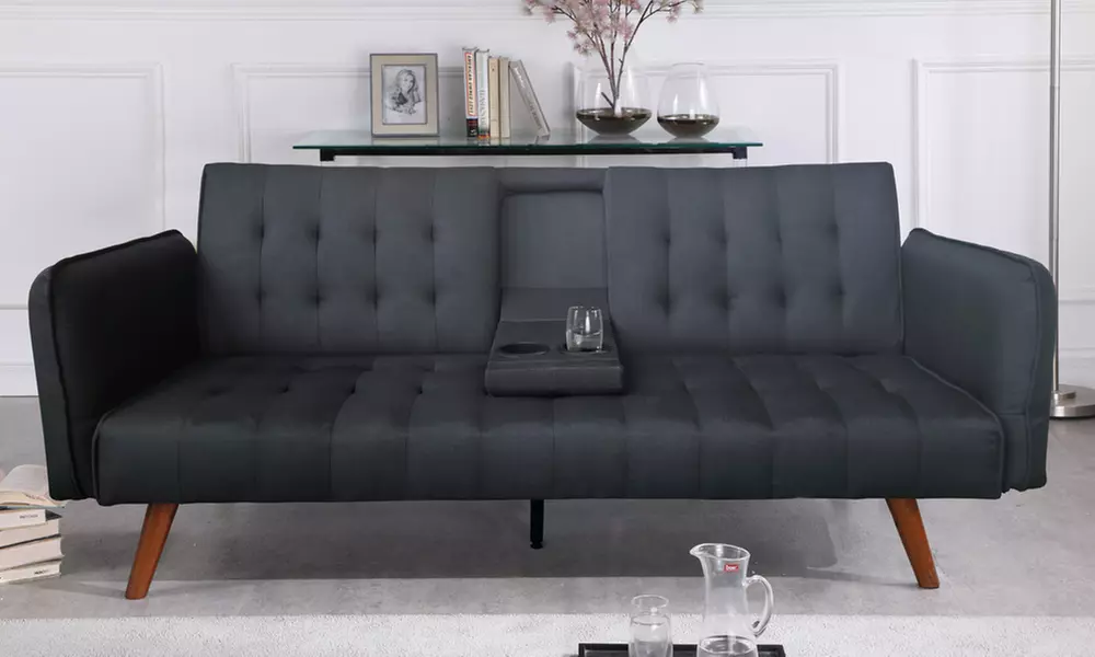 Canapé 3 places convertible "Perth" avec tablette centrale de Kocoon