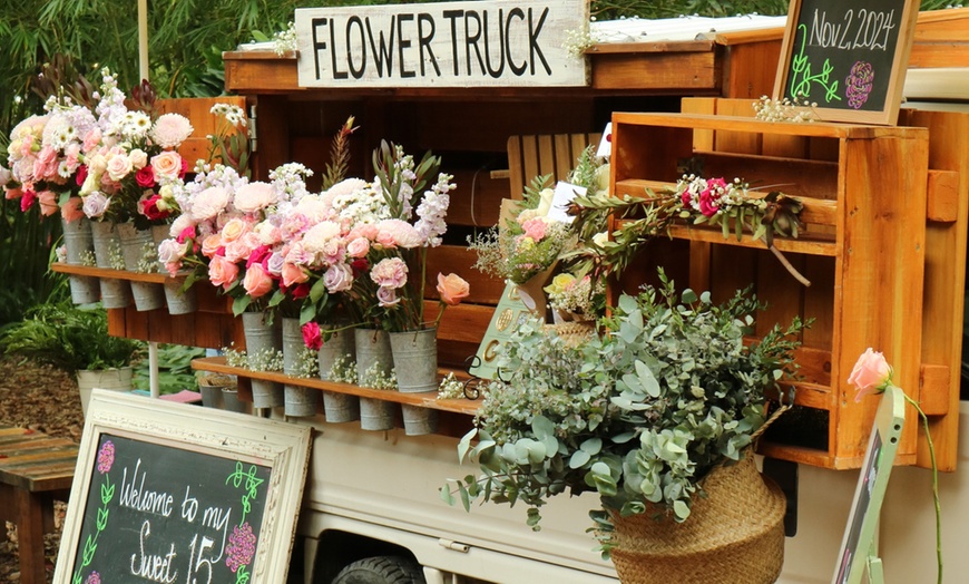 Image 2: Mobile Bouquet Bar for Celebration or Large Events