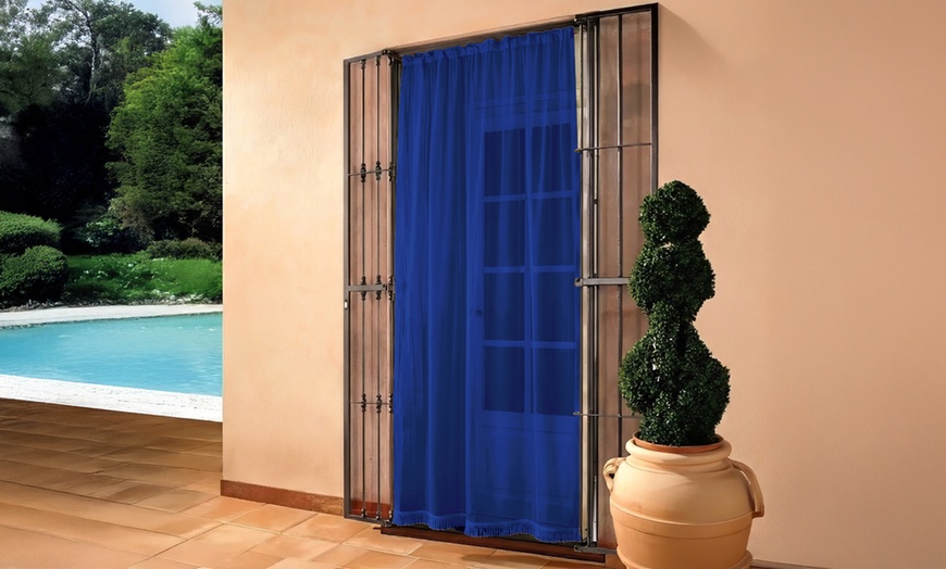 Image 7: 1 o 2 zanzariere in tinta unita