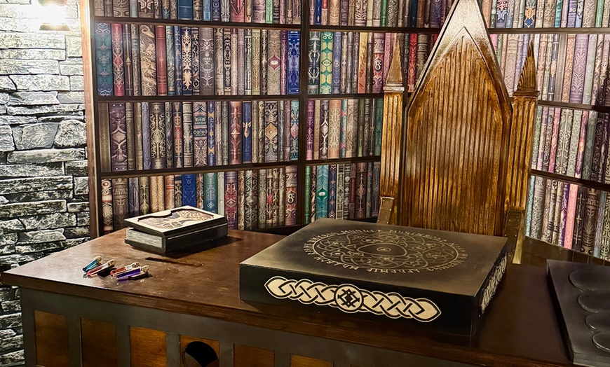 Image 1: Time’s Ticking – PanIQ Room Houston Escape Room Admission (Up To 26% Off)