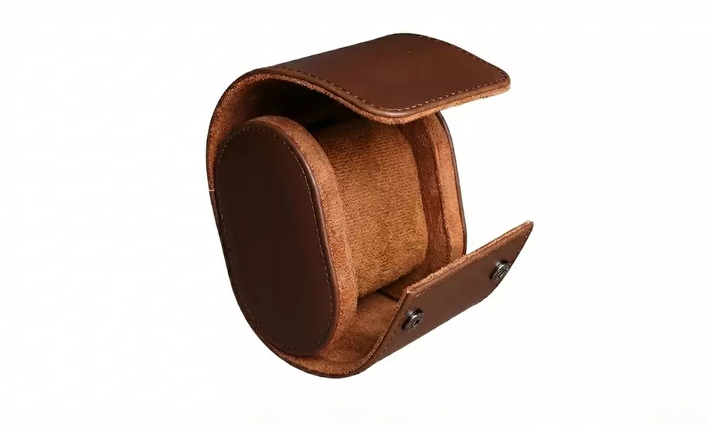 PU Leather Watch Roll Storage Case