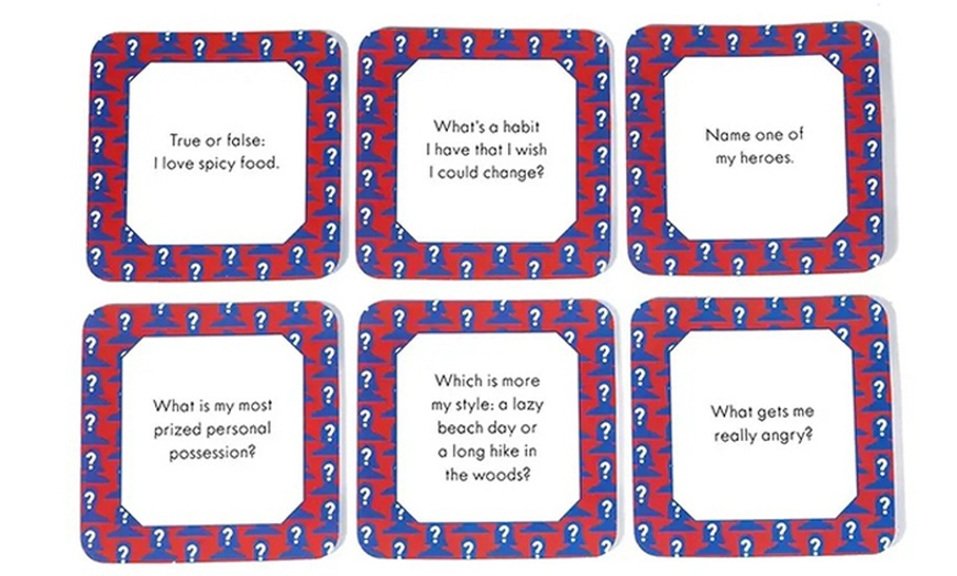 Image 6: One or Four Travel Card Games - Family Fun Questions and Riddles