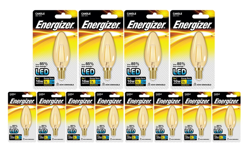 Image 1: Energizer Candle LED Light Bulbs