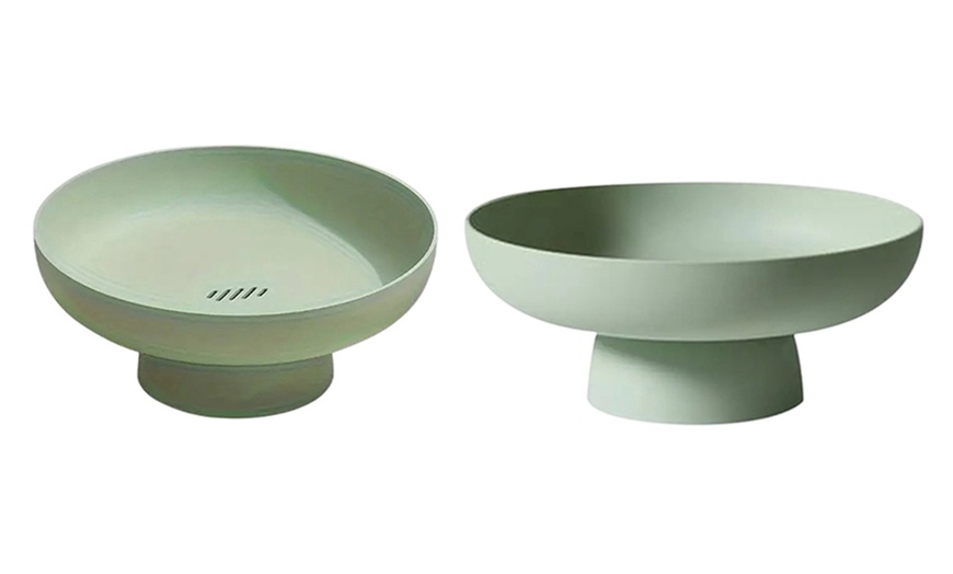 Image 2: Up to Three Fruit Bowls with Drainage - Multipurpose Kitchen Use