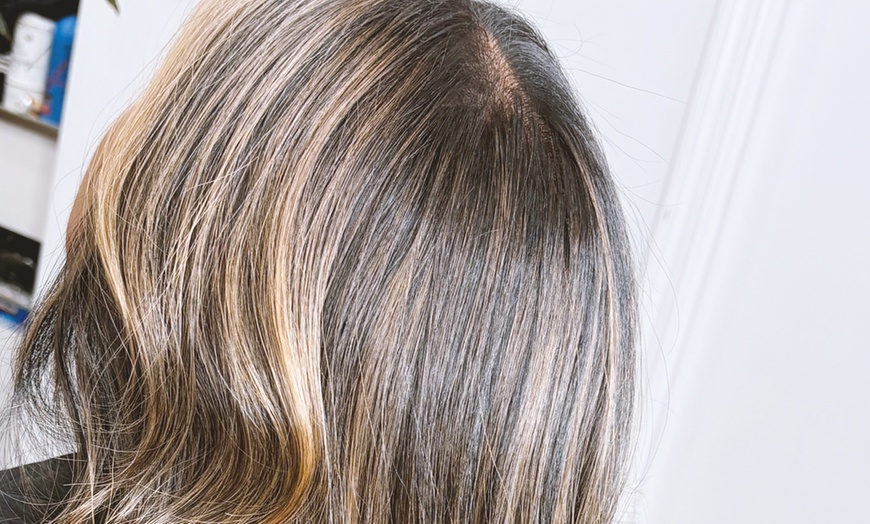Image 4: Polished and Sleek: Haircut, Blowout, Gel Mani and Keratin Treatment
