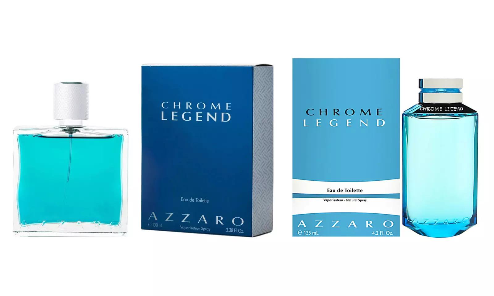 Azzaro Chrome Legend Eau de Toilette Spray for Men (Multiple Sizes)