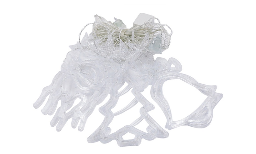 Image 2: 1 of 2 magische led-kerstgordijnen 