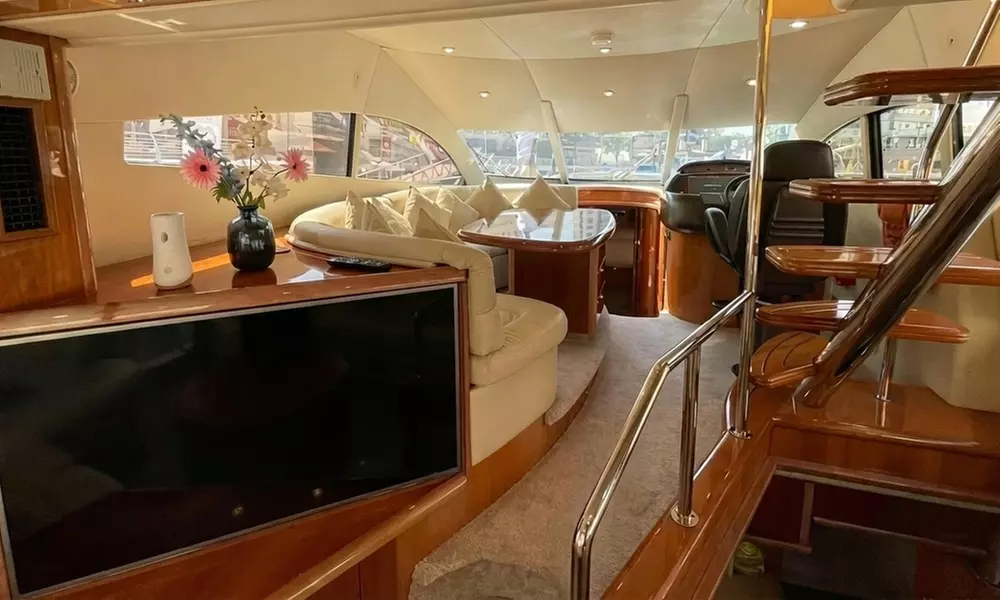 Luxury One, Two, Three, or Four-Hour Cruise on a 55-Foot Yacht Upto 35