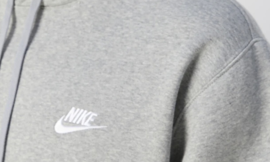 Image 9: Nike Men's Club Embroidered Swoosh Pullover Fleece Full Tracksuit