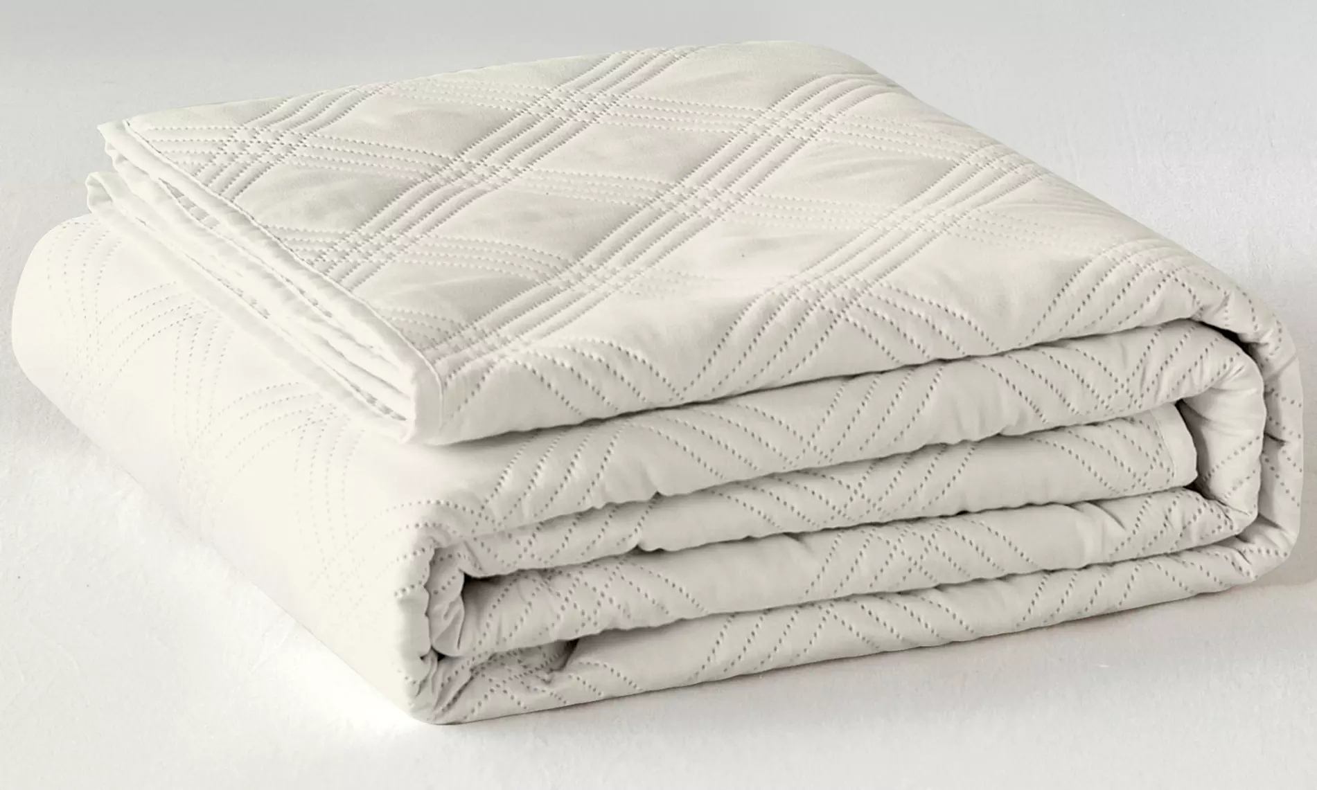 Couvre-lit léger matelassé "Birmingham" en satin