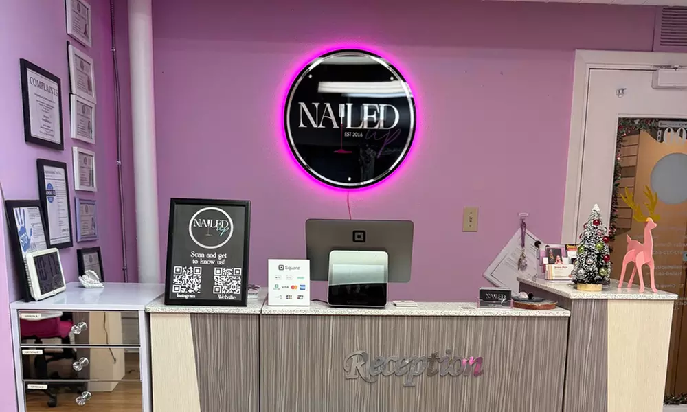 Experience Up to 54% Off with Nailed Up's Gel Pedicure or Manicure Options At Nailed-Up