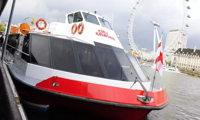 Sail Through The Heart of London on Thames Christmas Party Cruise with 3-Course Lunch or Dinner (Up to 0% Off) - Second Medium