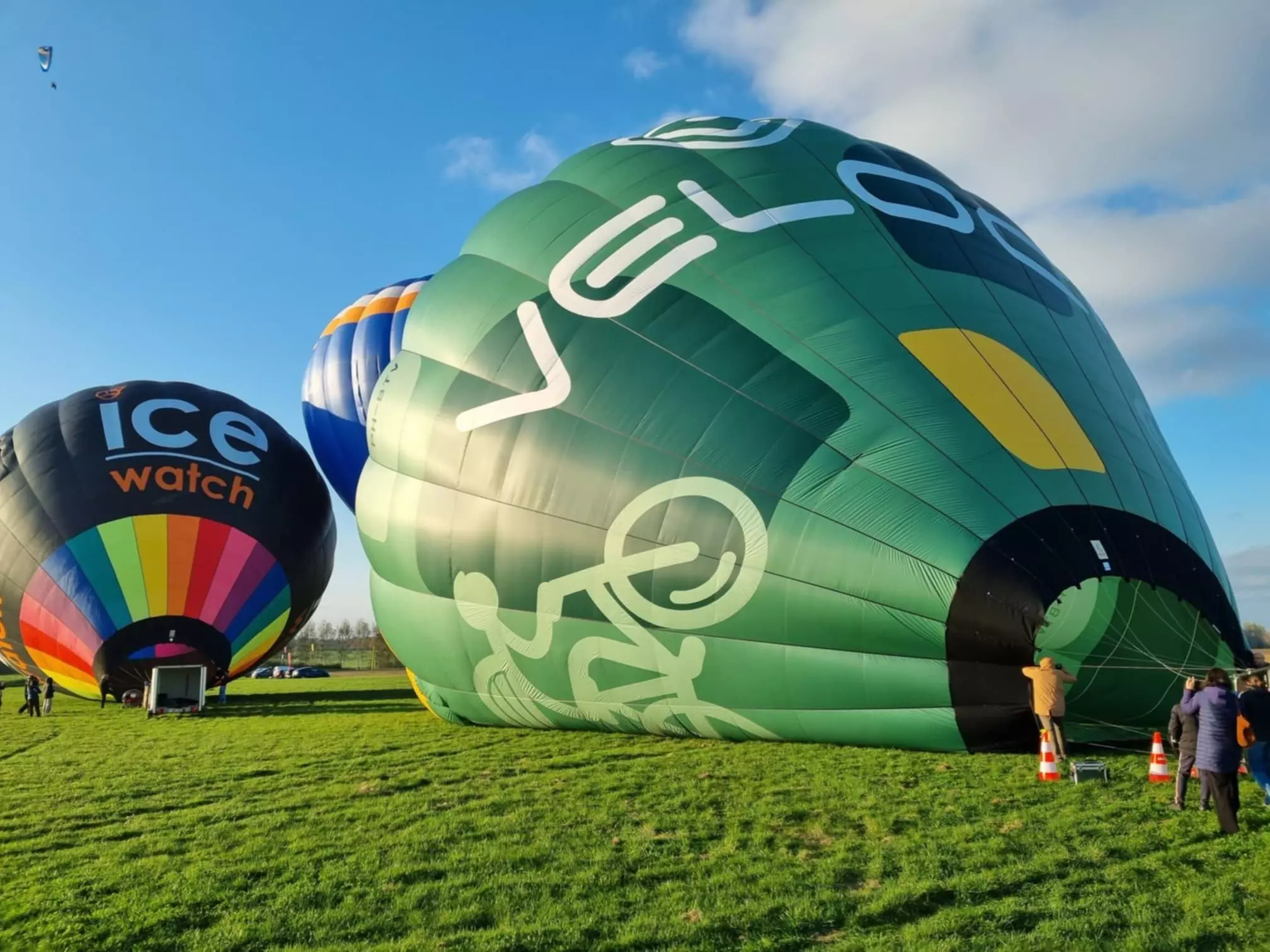 Belgique vue du ciel avec Ballonvaarten Dirk Lyssens