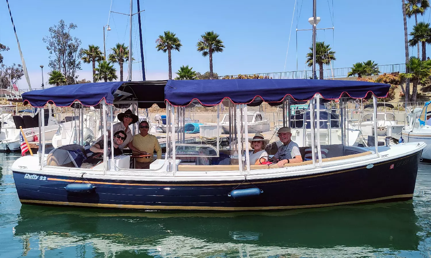2 Hour Lux Duffy Boat Rental 