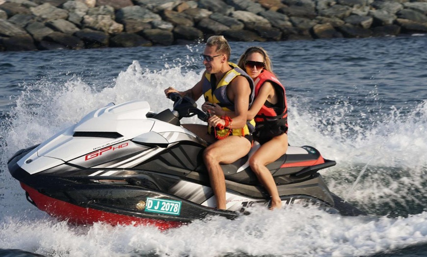 Image 3: Discover Dubai's Waters w/ 30, 45, 60 or 90-Min Jet Ski Rental Up to 2