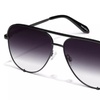 Image 1: Quay Australia Mini Black Frame Sunglasses with Black Fade Lense