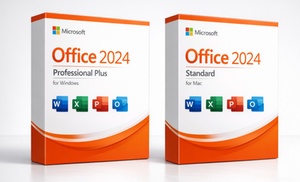 Microsoft Office 2024: Professional Plus (Windows) or Standard (Mac) Lifetime License