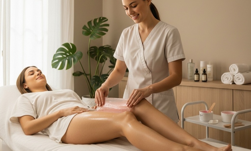 Image 1: Épilation à la cire pour jambes entières ou aisselles
