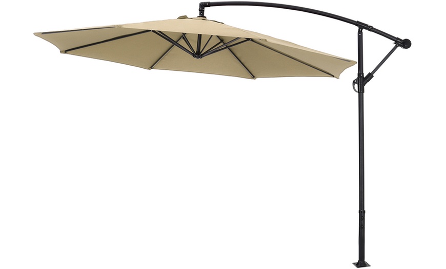 Image 5: 3M Cantilever Parasol Water-, UV-Resistant with Adjustable Height