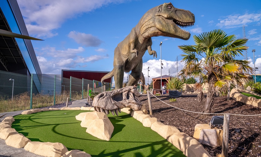 Image 12: Adventure Golf Fun with Pizza and Drinks Included for Two