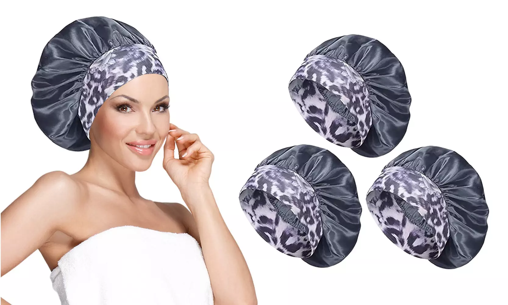 Women's Silky Satin Head Scarf Hair Wrap Cap Hat Headband Sleeping Bonnet