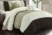 Faye Ruched Color Block Comforter Set (7- or 9-Piece) - Second Medium