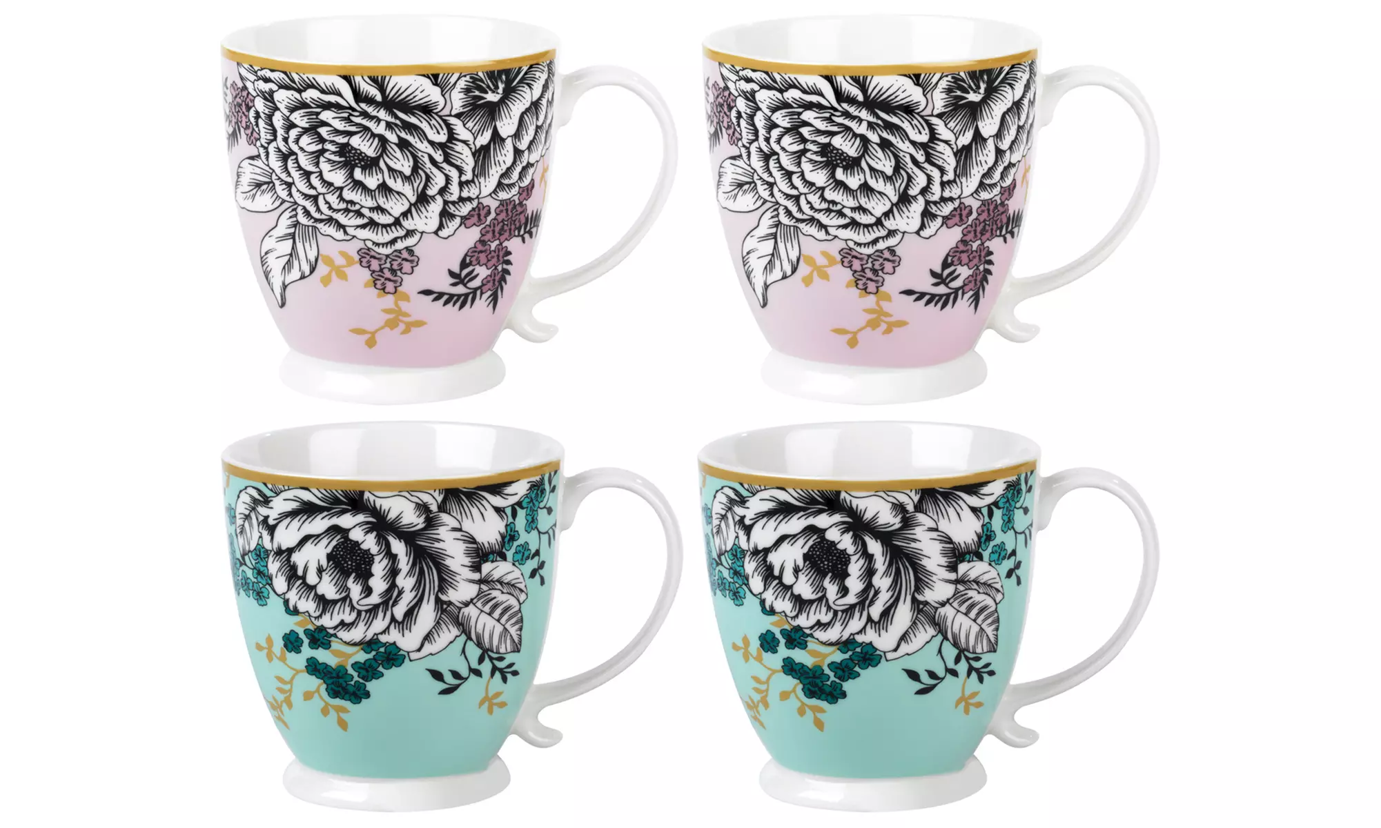 Tasses chinoises Cambridge Kensington Albany Duck Egg ou Aspen Heather Fine - Primary Image