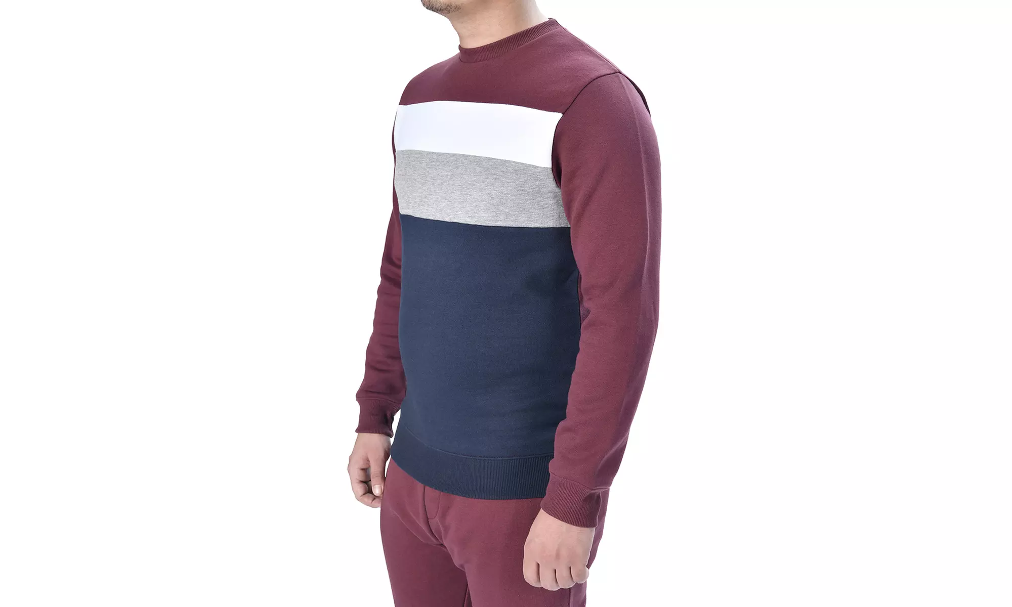 Classic Crew Neck Long Sleeve Pullover Sweatshirt Jumper